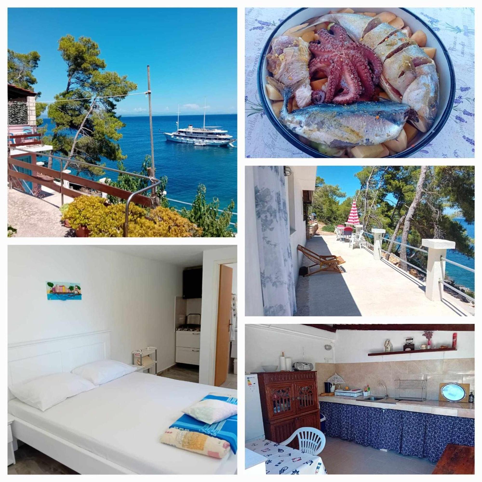 Modern Robinson Veli Bare Villa Vela Luka Exterior photo